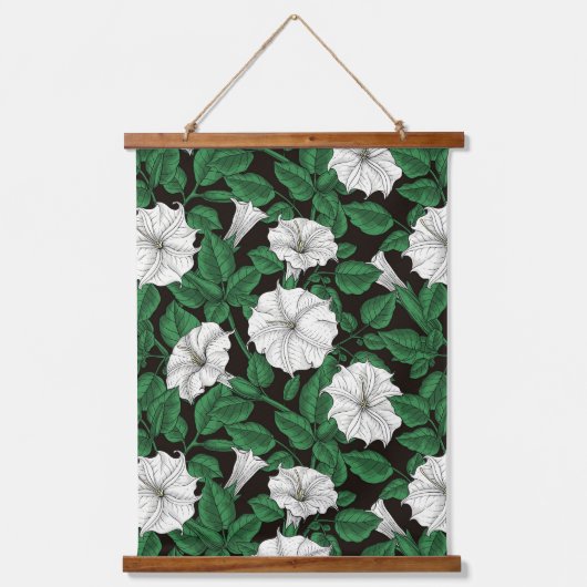 ムーンフラワーズ2 吊り下げ型タペストリー (正面)