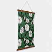 ムーンフラワーズ2 吊り下げ型タペストリー (傾斜あり)