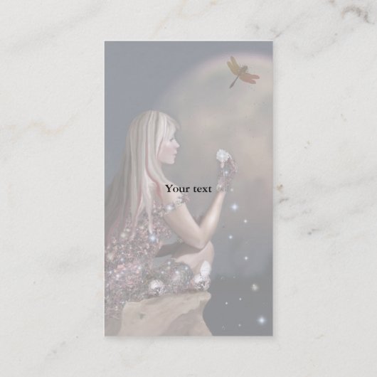 ムーンフラワー名刺 名刺 (裏面)