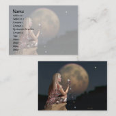 ムーンフラワー2 名刺 (正面/裏面)