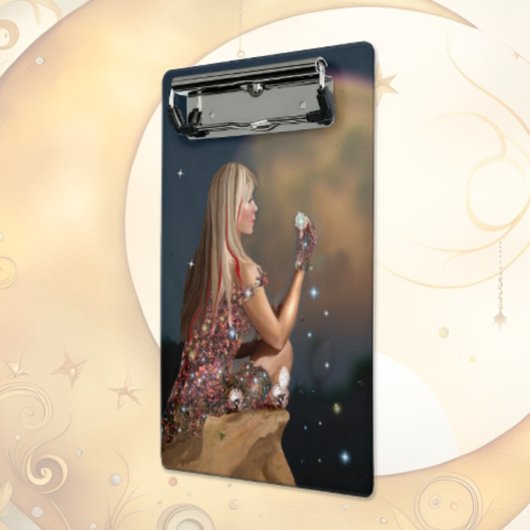 ムーンフラワー ミニクリップボード