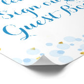 ムーンブルーお願いゲストブックにサインして。 ポスター (角)