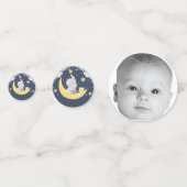 ムーンブルーの象の写真 コンフェッティ (正面)