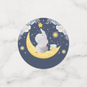 ムーンブルーの象の写真 コンフェッティ (スモール正面)