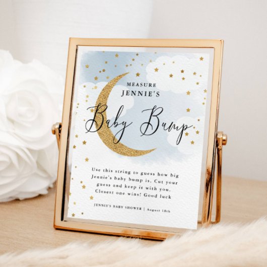 ムーンブルーを測定バンプシャワーゲーム ポスター