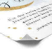 ムーンブルーを測定バンプシャワーゲーム ポスター (角)