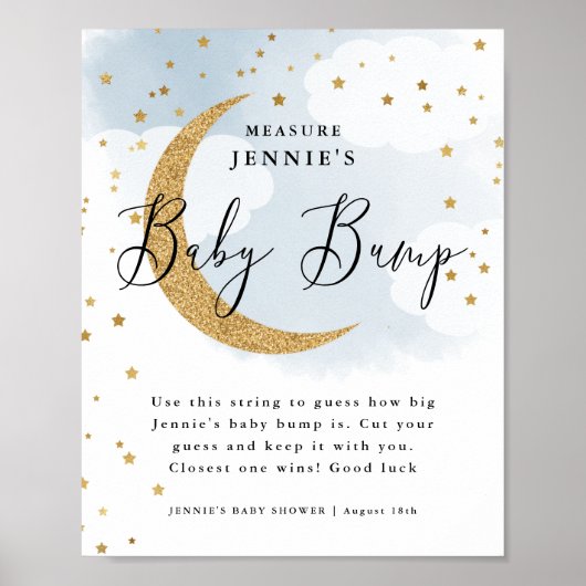 ムーンブルーを測定バンプシャワーゲーム ポスター (正面)