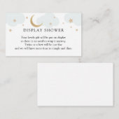 ムーンブルー表示シャワーエンクロージャカード上 エンクロージャーカード (正面/裏面)