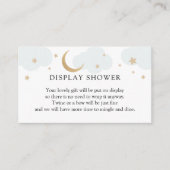 ムーンブルー表示シャワーエンクロージャカード上 エンクロージャーカード (正面)