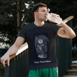 ムーンプラネットTシャツの歩く Tシャツ