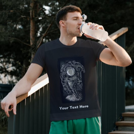 ムーンプラネットTシャツの歩く Tシャツ