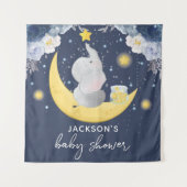 ムーンプリンスの赤ちゃん象 タペストリー (正面)