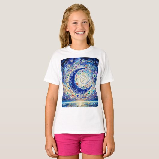ムーンプリントシャツ Tシャツ (正面フル)