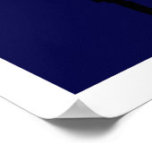 ムーンプリントモダン、ボホウォールアート、 ポスター (角)