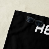 ムーンヘッドと足 ビーチタオル (インサイチュ)