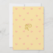 ムーンベビーが本を持って来るベビーシャワー招待状 招待状 (裏面)