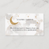ムーンベビーシャワーおむつラッフル エンクロージャーカード (正面)