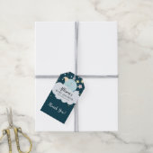 ムーンベビーシャワーお願いギフトラベル ギフトタグ (より糸付き)