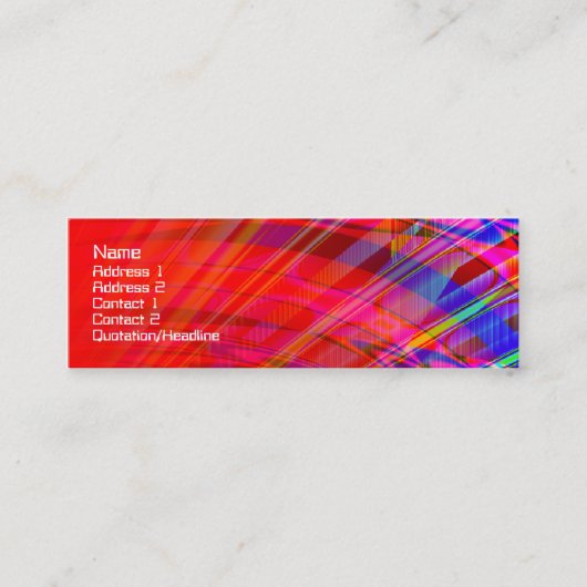 ムーンベースシティライト スキニー名刺 (正面)