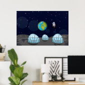 ムーンベース ポスター (ホームオフィス)