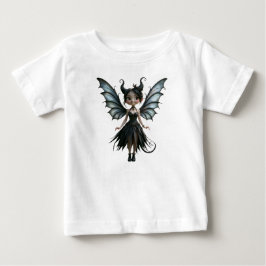 ムーンボーン・リトルシャドウ、かわいいゴシックの妖精 ベビーTシャツ
