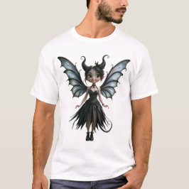 ムーンボーン リトルシャドウ、かわいいゴシックの妖精 Tシャツ