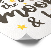 ムーンポスター 子ども部屋 インテリア ポスター (角)