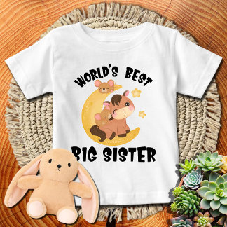 ムーンポニー 世界で一番優しいお姉ちゃん ベビーTシャツ
