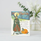 ムーンマウスでカボチャのブロムマンを魔女 ポストカード (スタンド正面)