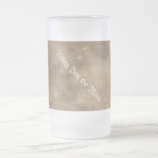 ムーンマグカスタムフルムーンビールガラスムーンマグ フロストグラスビールジョッキ (中央)