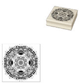 ムーンマンダラムーンチャイルドヨガ ラバースタンプ (押印)