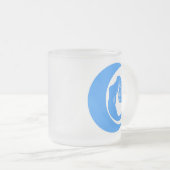 ムーンマーメイドフロストコーヒーカップ フロストグラスマグカップ (正面右)