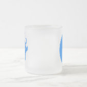 ムーンマーメイドフロストコーヒーカップ フロストグラスマグカップ (中央)