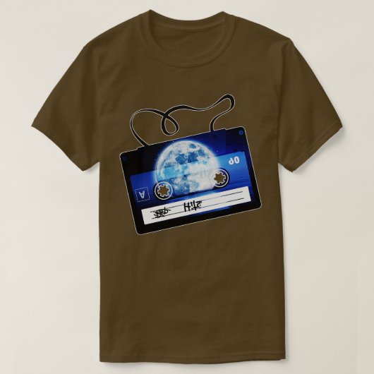 ムーンミクテープ Tシャツ (デザイン正面)