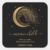 ムーンミスティックウィッチー天のヤナギの木のスクエアセント スクエアシール (正面)