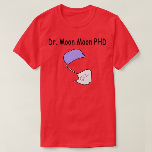 ムーンムーンPHD Tシャツ (デザイン正面)