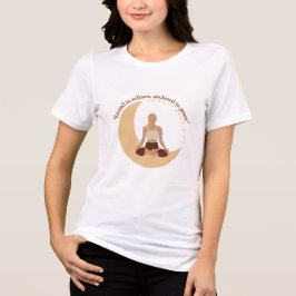 ムーンメディテーション - 天界のウェルネス トライブレンドTシャツ