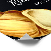 ムーンライエレガントトビーチ結婚式へようこそ ポスター (角)