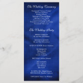 ムーンライエレガントン結婚式 プログラム (裏面)