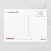 ムーンライズオーバーマートルビーチ ポストカード (裏面)