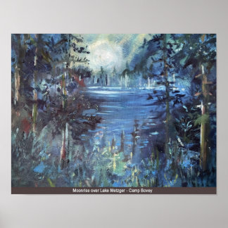 ムーンライズオーバーレイクメッツガー ポスター