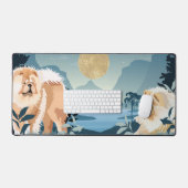 ムーンライズセレスティアルズチョウデスクマット デスクマット (キーボード&マウス)