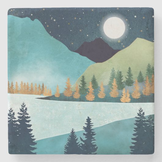 ムーンライズ湖 ストーンコースター (正面)