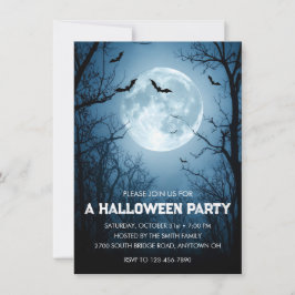 ムーンライトこうもりハローウィンパーティ 招待状