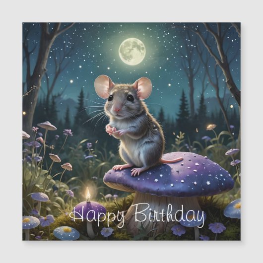 ムーンライトのキノコにかわいい誕生日 (正面)