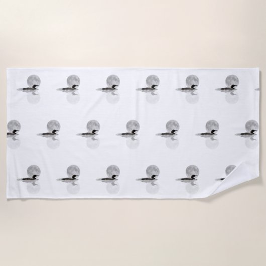 ムーンライトのタオルに水着ビーチ ビーチタオル (正面)