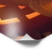 ムーンライトのハンティング – マナーの幽霊幽霊のよく出る フォトプリント (角)