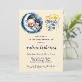 ムーンライトのベビーボーイシャワーへようこそ 招待状 (スタンド正面)