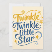 ムーンライトのベビーボーイシャワーへようこそ 招待状 (裏面)