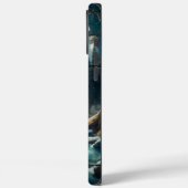 ムーンライトの下のユキヒョウ Case-Mate iPhoneケース (裏面 / 左)